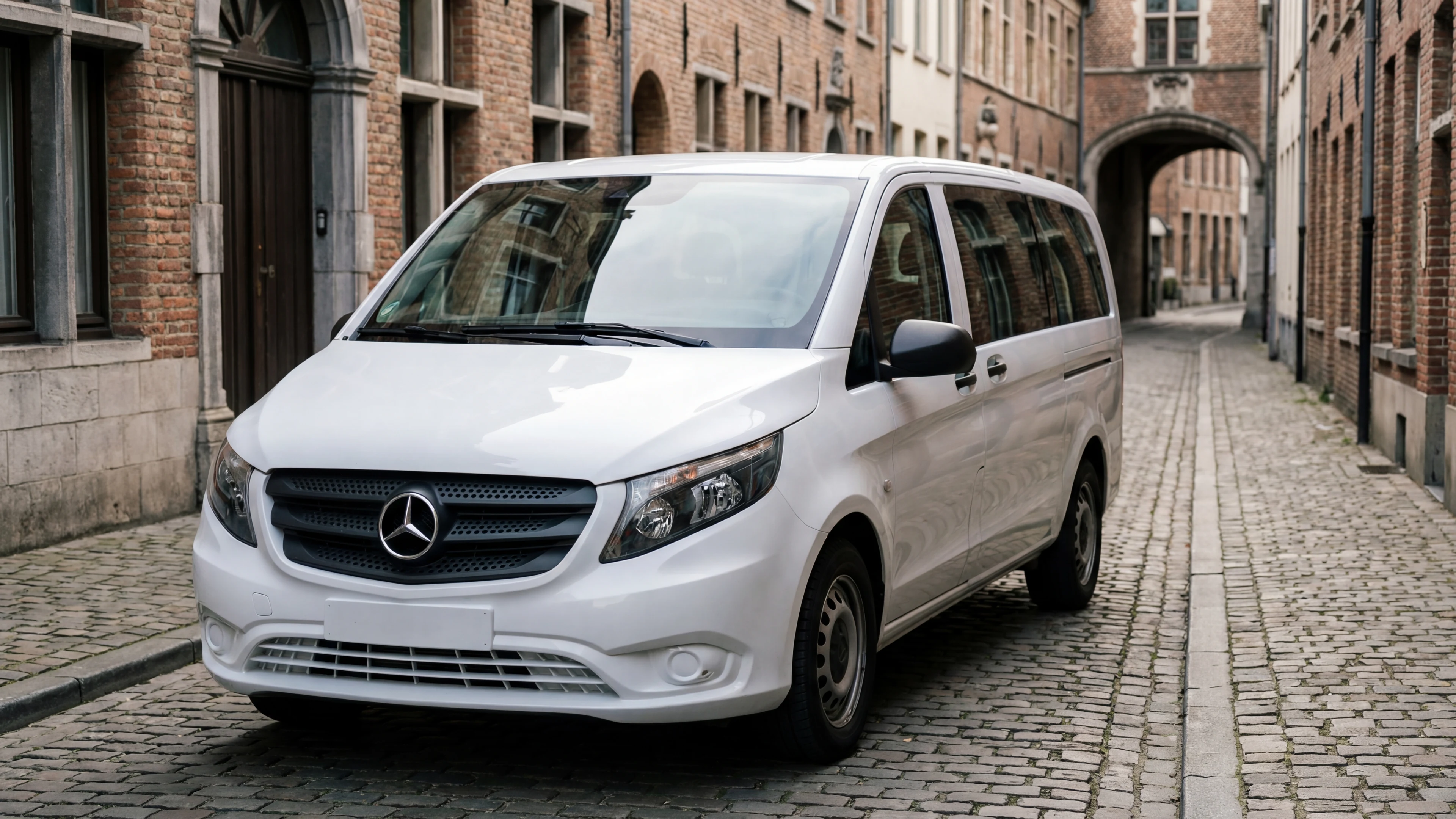 Demo-Fahrzeug vor der Simulation